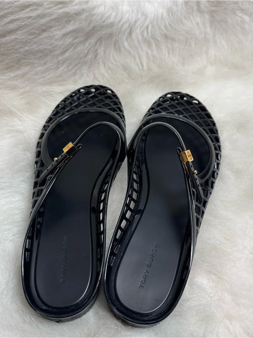 NWOB Tory Burch Mellow Jelly Mary Jane Slides 8